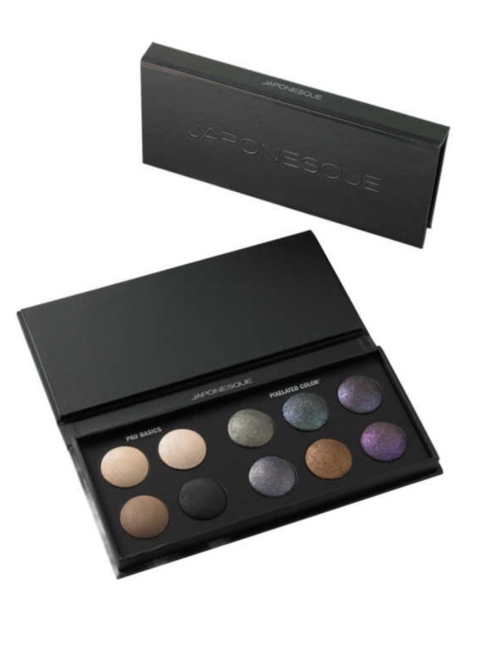 Japonesque Pixelated Color Eye Shadow Palette NIB 10 Colors Discontinued
